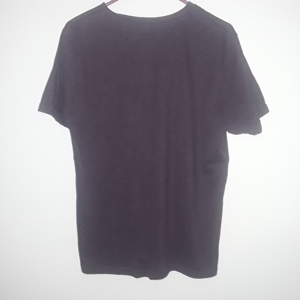 Mens Cactus Man-Ricky Singh Sueded Large V-Neck Purple T-Shirt - Picture 3 of 5
